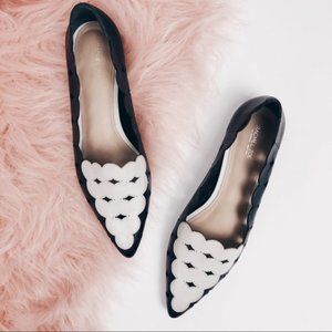 RACHEL ZOE Audrey Scalloped Loafers NWOT
